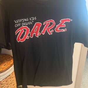 D.A.R.E. Black Short Sleeve Men's Tee